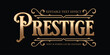 © wintoko - Prestige text effect, Victorian editable style