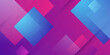 © Naiswari Graphics - Abstract overlap square pattern background with gradient purple and blue element color shapes design. Cool banner background concept.