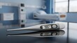 © Mohammad - Digital thermometer displaying fever temperature in hospital room