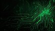 © CLOVER BACKGROUND - Tech Circuit: Intricate circuitry design in a vibrant shade of green, symbolizing the essence of modern technology and connectivity. A network of lines forms a dynamic web