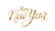 © DrexDesign - Elegant gold calligraphy wishing everyone a Happy New Year celebration moment