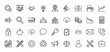 © PixeloAI - Business and finance line icon set. vector pictograms of strategy, analysis, handshake, management, and technology, thin outline illustration.