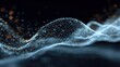 © CLOVER BACKGROUND - Abstract Wave of Innovation: An artistic representation of a dynamic wave of particles, symbolizing progress, connectivity, and the flow of data.