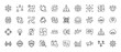 © PixeloAI - Business line icon set. Vector pictograms of teamwork, partnership, organizational structure, planning, and process flow, thin outline illustration.