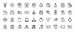 © PixeloAI - Shopping and gifts line icon set. Vector pictograms of presents, calendar, shopping bags, and festive elements, thin outline illustration.