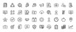 © PixeloAI - Human resources and business line icon set. Vector pictograms of job search, hiring, teamwork, and career development, thin outline illustration.