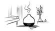 © Albina - Aromatherapy diffuser in treatment room