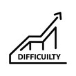 © TahminaStock - Increasing Difficulty Chart Icon