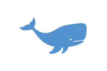  Blue Whale Silhouette Icon