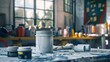 © Deira Studio - A photo of a gallon of white paint