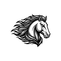 Naklejka na meble horse vector illustration