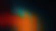 © RIHAN - Vibrant orange teal white psychedelic grainy gradient glass lines effect black background futuristic cool glow soft waves animation Vertical Lines Ribbed Texture Gradient Lighting Modern
