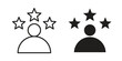 © iconic - Customer loyalty icons set. Simple set of vector illustrations