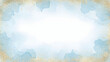 © Fha_Craft - Abstract watercolor background with soft blue and beige elements copy space