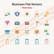 © ismail - Business Flat Vector Icons Set for Presentations and Marketing