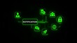 ©  Fluxora - Digital Notification Network with Icons for Communication Finance Security and Growth technology