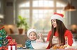 © BillionPhotos.com - Mother and daughter preparing at kitchen Christmas food