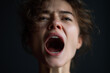 © lashkhidzetim - A woman with her mouth wide open