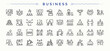 © Rubbble - Business icon pack. Profession modern icon set. Contain linear symbols economic, profession, organization, enterprise, commerce, professional and more. Editable stroke. Vector collection.