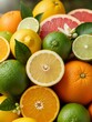 © Asif - Vibrant assortment of fresh citrus fruits, including oranges, limes, and grapefruits, bursting with natural goodness.