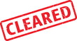 © Design_Stock - Red Distressed Cleared Stamp Authenticated and Approved Indication with Bold Typography Against a White Background