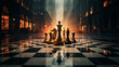© Abdelati - chess game background