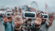 © sharafmaksumov - Construction team using VR for project visualization