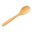 © sache - A wooden cooking spoon placed on a clean white background showing simple kitchen utensil design and natural cooking tool concept