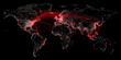 © Thananatt - Cybersecurity threats in global geopolitics analyzing digital networks worldwide infographic dark theme strategic insights