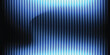 © Pixaeye - Neon ripple glass gradient in blue & violet on dark black background | ribbed distorted light waves futuristic glow texture vector
