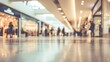 © The Little Hut - Blurred Abstract Shopping Mall Interior: Lifestyle, Retail, and Consumerism Background with Modern Architecture