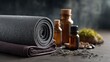© putri syakilla - Yoga mat and essential oils