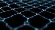 © Muzahid Sensei - Graphene Structure: A close-up view unveils the intricate lattice of graphene, a groundbreaking material with hexagonal carbon atom arrangement.