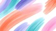 © pkproject - Vibrant abstract background featuring dynamic diagonal brushstrokes in soft pastel pink coral teal and lavender  The painterly texture adds an ic energetic feel to the clean white canvas design
