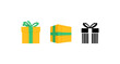 © 123levit - Gift box illustrations in different styles, perfect for various design projects