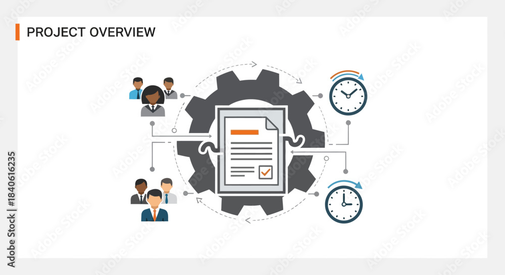 Project Overview Illustration: A visually striking diagram depicts a ...