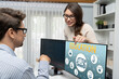 © InfiniteFlow - E-learning website with sofware for student to study online on the internet network brisk