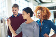 © ReeseBuyout4/peopleimages.com - Training, feedback and whiteboard with business people in office for meeting, review or negotiation. Consulting, partnership and discussion with manager in boardroom for presentation or strategy