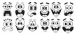 © Qaader - cartoon faces expressions emotions happy surprised