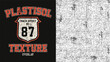 © cddesign.co - Vector grunge plastisol texture. Distressed, cracked overlay for vintage effects. Perfect for t-shirt graphics.