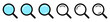 © Maksim - Search Icons Collection with Classic Loupe Symbols for Interface Design