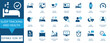 © NAFIZ KHAN - Sleep Tracking and Health Editable Icon Set. Covers monitoring, analysis, insomnia, recovery, smart wearables, and stress levels. Essential for wellness apps and tech.