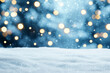 © Frank Parker - Magical winter scene with sparkling snow and soft glowing lights