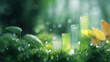 © Work Smartly - Green Growth Chart in a Dewy Natural Setting