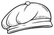 © Artur - Vintage Flat Cap Silhouette Stylized Drawing