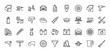 © PixeloAI - Car painting and auto detailing line icon set. Vector pictograms of spray gun, polisher, masking tape, compressor, lift, mask and repair tools, thin outline illustration.