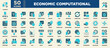 © Faridah - Economic Computational Icon Set Glyph Blue