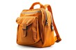 © Nondo - Trendy orange backpack offering comfort and reliability high resolution picture