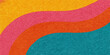 © PS  GALLERY  - An abstract rainbow background featuring a bright striped pattern and colorful paper texture creates a retro paint design for a textured fabric backdrop