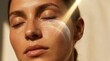 © Marat - Sunscreen UV Protection Invisible Prism Shield On Female Face